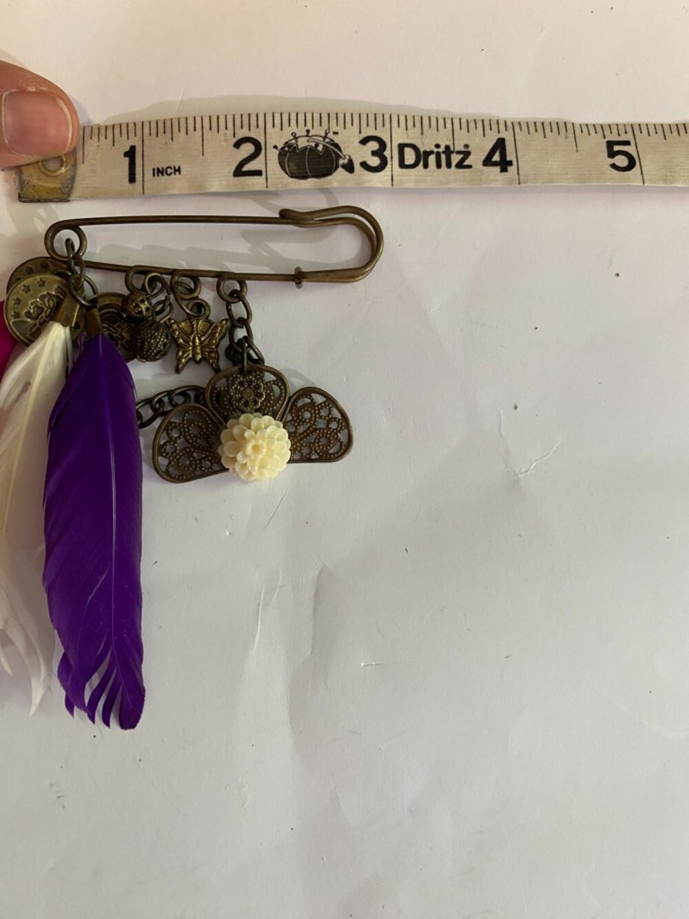 Bohemian-Style Statement Pin - Picture 5 of 5